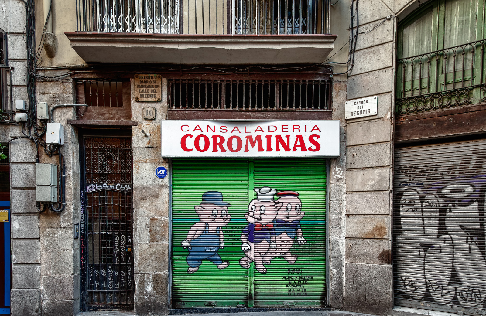 Graffiti Barcelonában