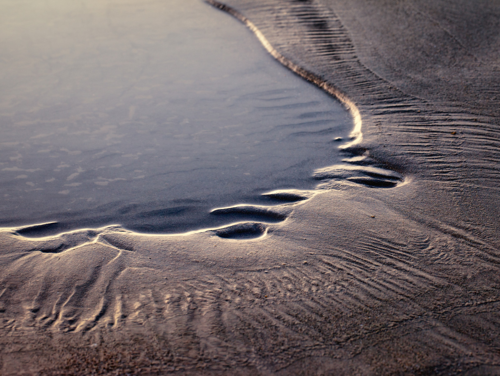Víz fodrozódása a Balaton homopadján